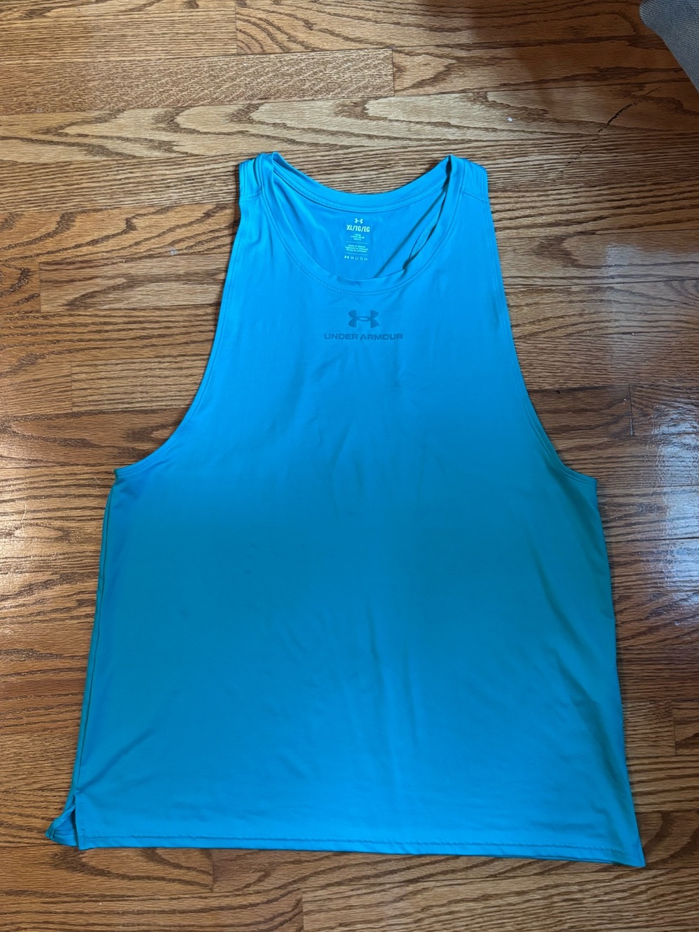 Under Armour Rush Men's Sleeveless Training Tank Top Blue XL
